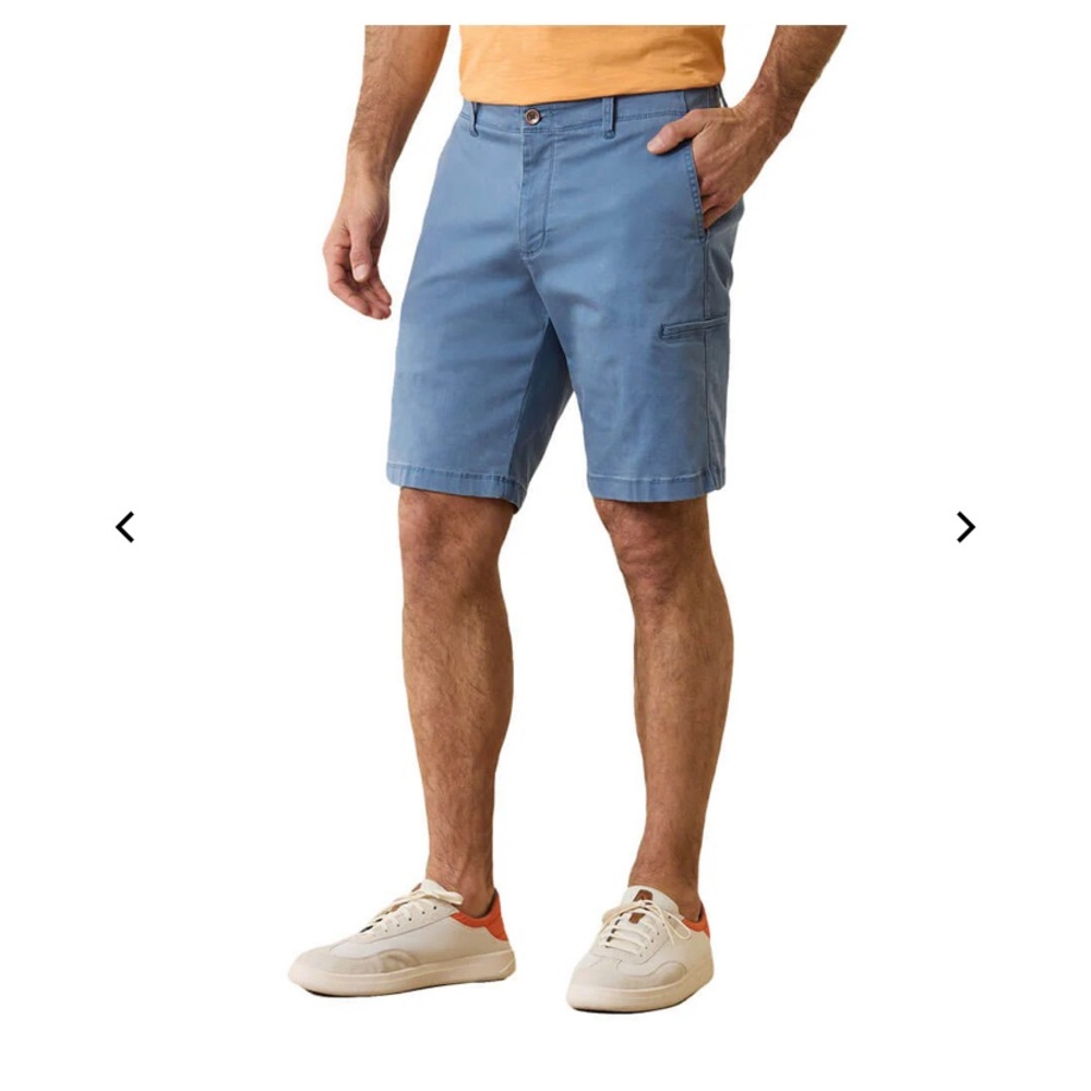 Men’s Big & Tall Tommy Bahama Boracay Washed Cotton Flat Front Chino Cargo Short